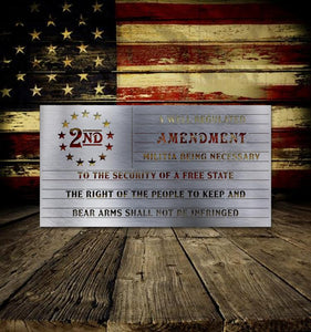 Patriotic 2nd amendment Flag