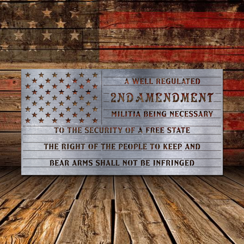 2nd Amendment Flag with 50 Stars