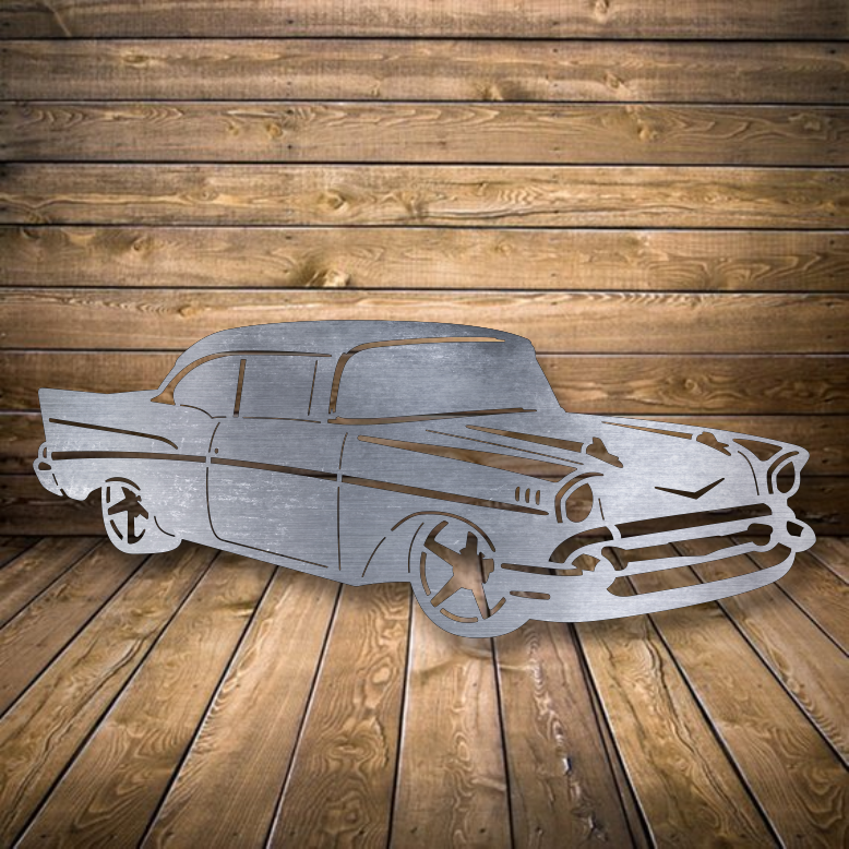 57 Chevy Metal Sign