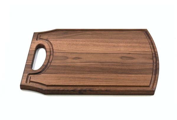 Personalized Keepsake Wood Rectangular cutting board with handle - 10 1/2" x 17" x 3/4"