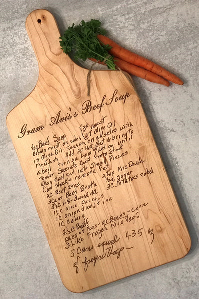 Keepsake Recipe Board - Gift A Memory